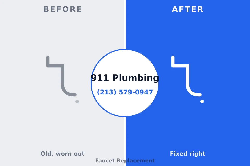 Before and after: plumbing repair Newport News, VA